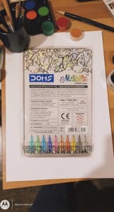 metalic marker pens
